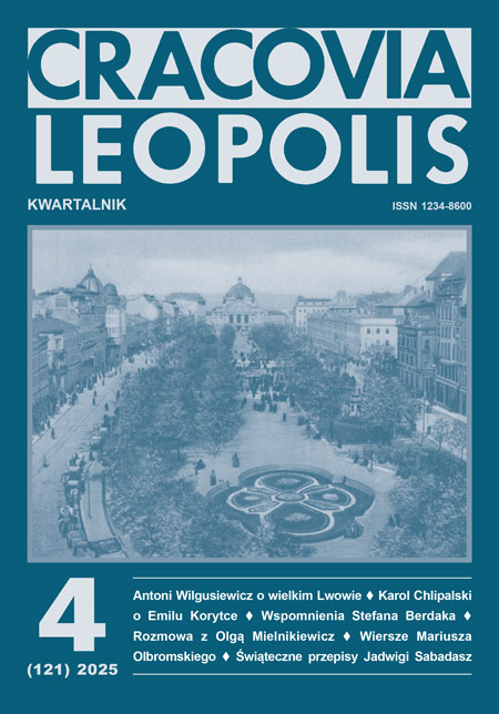 Okładka Cracovia Leopolis - bieżący numer